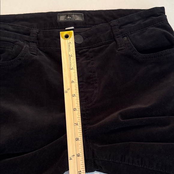 Kut From The Kloth Women's Black Karen Baby Bootcut Corduroy Jeans Size 8 - Picture 6 of 13